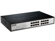 D-Link DGS-1016C Неуправляемый коммутатор с 16 портами 10/100/1000Base-T, функцией энергосбережения и поддержкой QoS