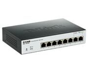 D-Link DGS-1100-08P Настраиваемый компактный коммутатор EasySmart с 8 портами 10/100/1000Base-T с поддержкой PoE