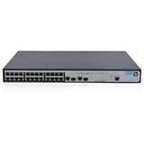 HP JG539A#ABB Коммутатор 1910-24-PoE+ (24x10/100 RJ-45 PoE+ + 2x10/100/1000 or SFP, Web, SNMP, L3 static, 19